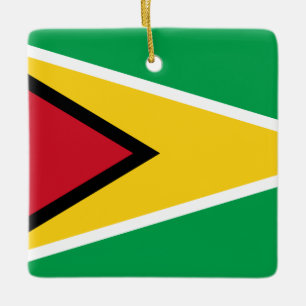 Guyana (Guyanese) vlag Keramisch Ornament