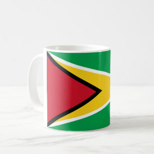 Guyana (Guyanese) vlag Koffiemok