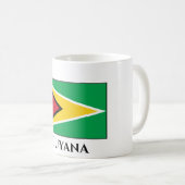 Guyana (Guyanese) vlag Koffiemok (Voorkant rechts)