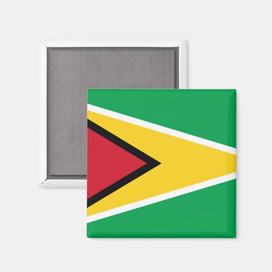 Guyana (Guyanese) vlag Magneet (Voorkant / Achterkant)