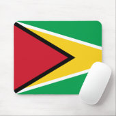 Guyana (Guyanese) vlag Muismat (Met muis)