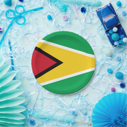 Guyana (Guyanese) vlag Papieren Bordje (Feest)