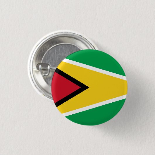 Guyana (Guyanese) vlag Ronde Button 3,2 Cm (Voorkant /achterkant)