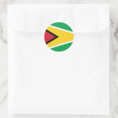 Guyana (Guyanese) vlag Ronde Sticker (Tas)