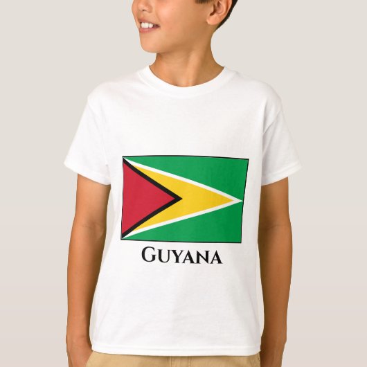 Guyana (Guyanese) vlag T-shirt (Voorkant)