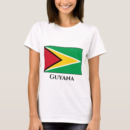 Guyana (Guyanese) vlag T-shirt (Voorkant)