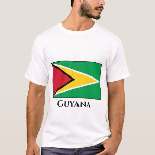 Guyana (Guyanese) vlag T-shirt