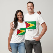 Guyana (Guyanese) vlag T-shirt (Unisex)