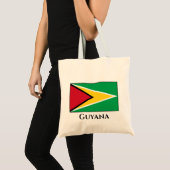 Guyana (Guyanese) vlag Tote Bag (Voorkant (product))