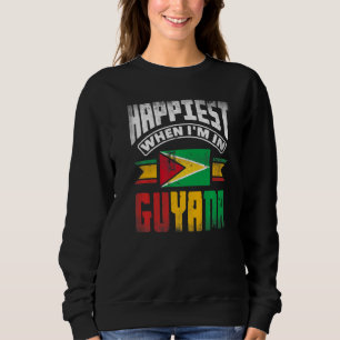 Guyana Guyanezen Guyana Vlag Gelukkigst Als Ik In Trui