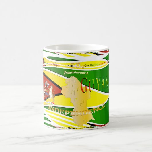 Guyana, Happy 50th Jubileum Koffiemok (Center)
