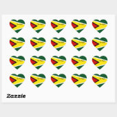 Guyana-hartziekte Hart Sticker (Vel)