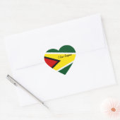 Guyana-hartziekte Hart Sticker (Envelop)