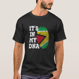 guyana het zit in mijn DNA guyanese erfgoed maand T-shirt