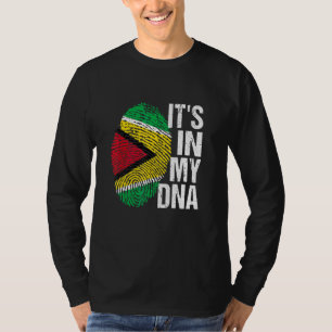 guyana het zit in mijn DNA guyanese erfgoed maand T-shirt