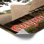 Guyana - Houses - Poster (Hoek)