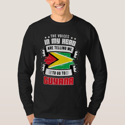 Guyana In Mijn Hoofd T-shirt (Voorkant)