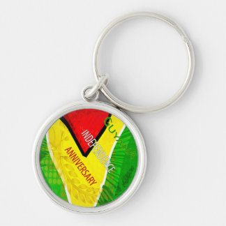 Guyana Independence Anniversary  Sleutelhanger