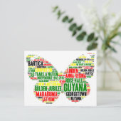 Guyana Independence Celebration Briefkaart (Staand voorkant)