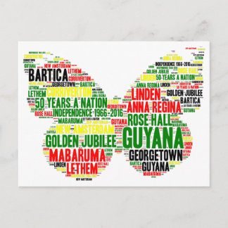 Guyana Independence Celebration Briefkaart