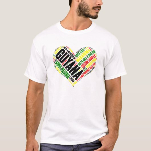 Guyana Independence Celebration T Shirt (Voorkant)