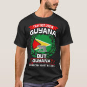 Guyana is waar mijn hart behoort tot het shirt (Voorkant)