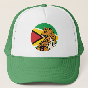 Guyana Jaguar Guyanese nationale dierenvlag Trucker Pet
