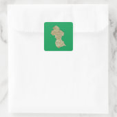 Guyana Kaart Sticker (Tas)