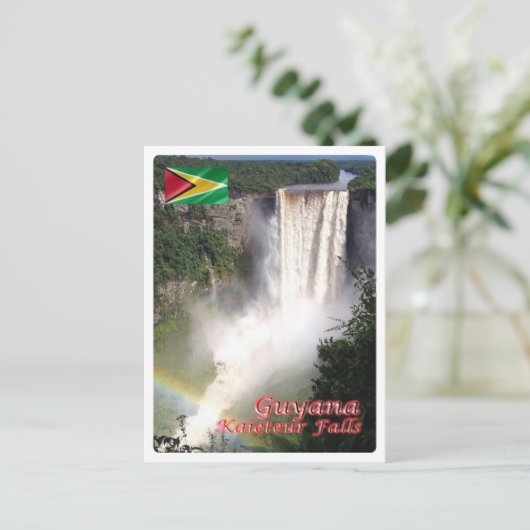 Guyana - Kaieteur Herfsten - Briefkaart (Staand voorkant)