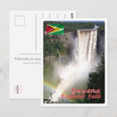 Guyana - Kaieteur Herfsten - Briefkaart (Voorkant / Achterkant)