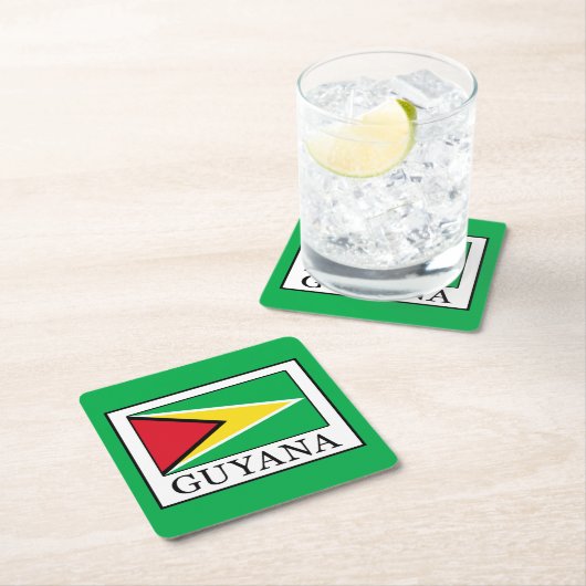 Guyana Kartonnen Onderzetters (Insitu)