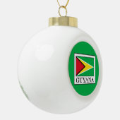 Guyana Keramische Bal Ornament (Links)