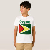Guyana kinder t-shirts (Voorkant volledig)
