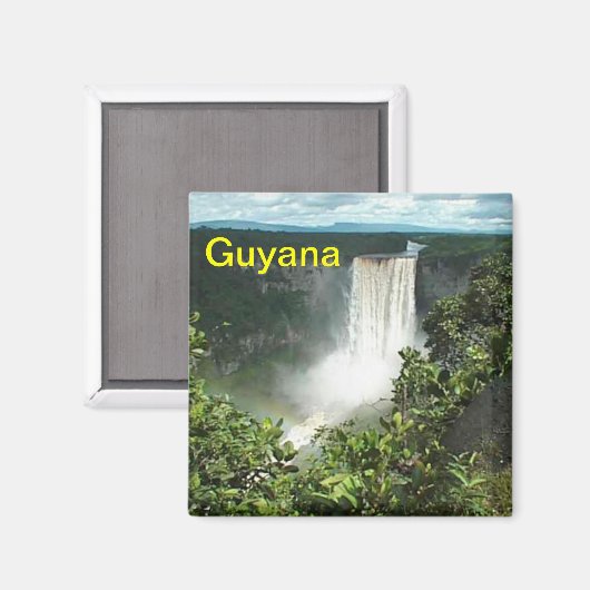 Guyana koelkast magneet (Voorkant / Achterkant)