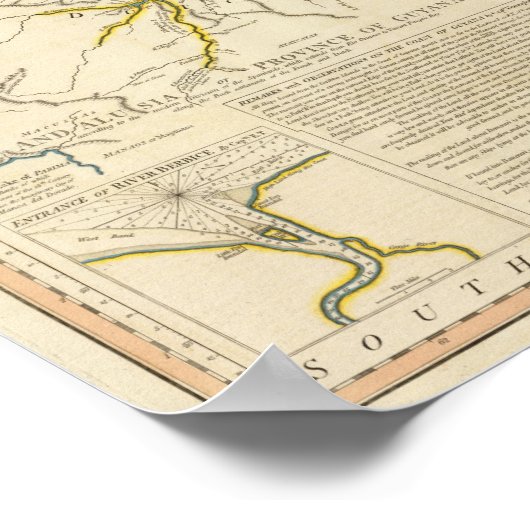 Guyana-kust Poster (Hoek)