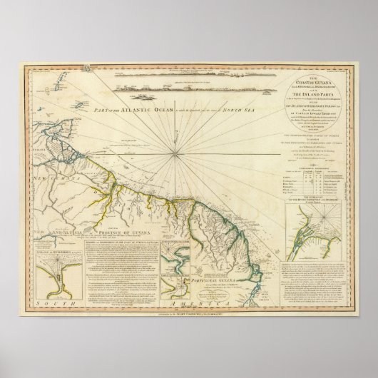 Guyana-kust Poster (Voorkant)