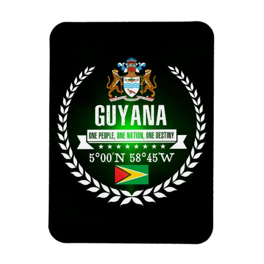 Guyana Magneet (Verticaal)