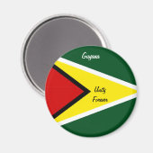 Guyana Magneet (Voorkant / Achterkant)