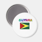 Guyana Magneet (Voorkant / Achterkant)