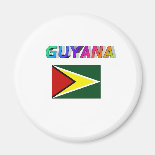 Guyana Magneet (Voorkant)