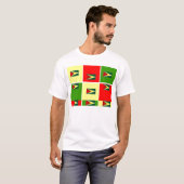 Guyana mannen t-shirts (Voorkant volledig)