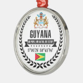 Guyana Metalen Ornament (Links)