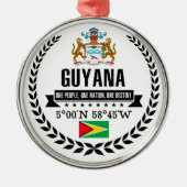Guyana Metalen Ornament (Voorkant)
