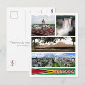 Guyana - Mozaïek - Briefkaart (Voorkant / Achterkant)