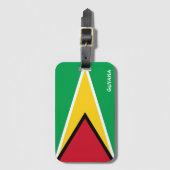 Guyana National Flag Patriotic Bagagelabel (Voorkant (verticaal))