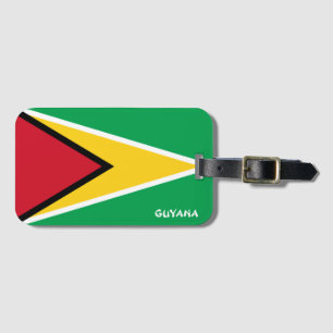 Guyana National Flag Patriotic Bagagelabel