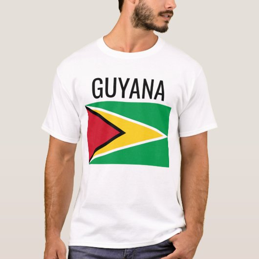 Guyana // Nationale vlag van het wereldland T-shirt (Voorkant)