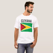 Guyana // Nationale vlag van het wereldland T-shirt (Voorkant volledig)