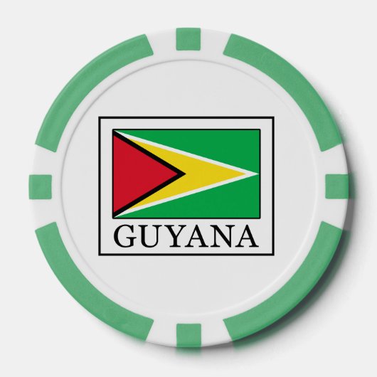 Guyana Pokerchips (Voorkant)