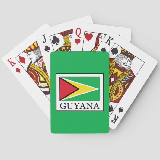 Guyana Pokerkaarten (Achterkant)